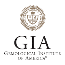 A logo for the GIA, Gemological Institute of America, against a white background.